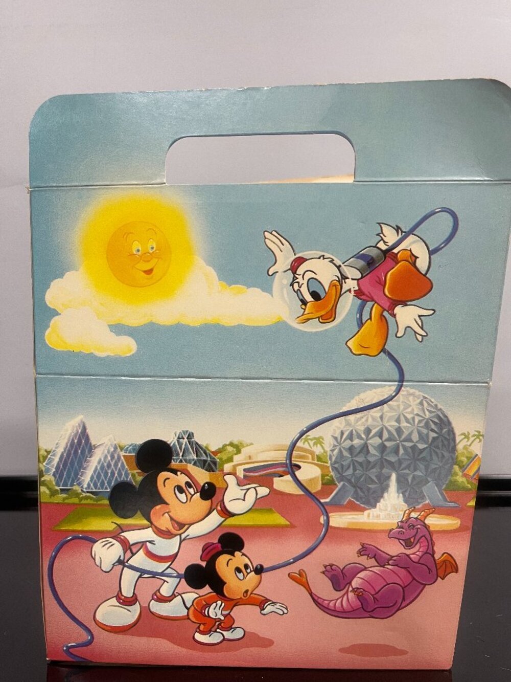 Vintage 1982 EPCOT Center Figment Disney Collectible Box